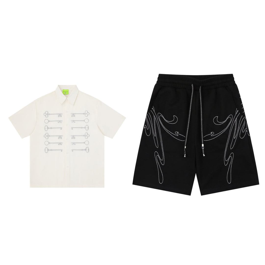 American-style Retro Loose-fit Short-sleeve T-shirt For Spring And Summer