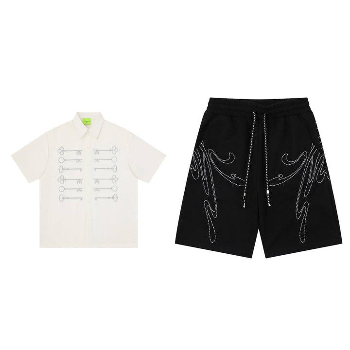 American-style Retro Loose-fit Short-sleeve T-shirt For Spring And Summer