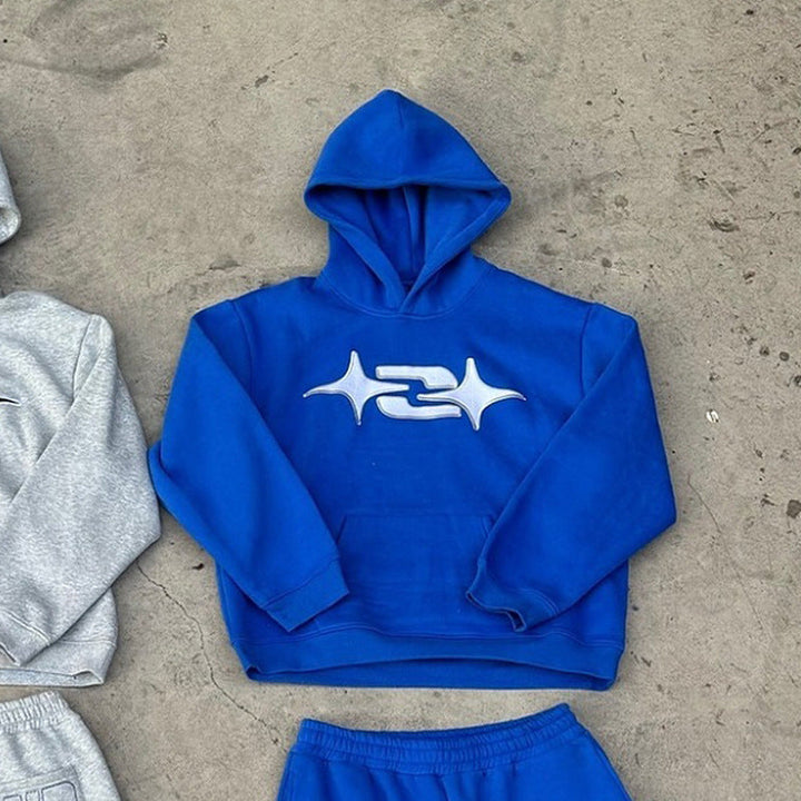 Autumn And Winter Casual Retro Hip-hop Sportswear Fashionable Hoodie