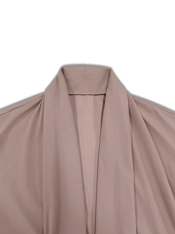 Plus Size Lightweight Open Front Cardigan with Pockets