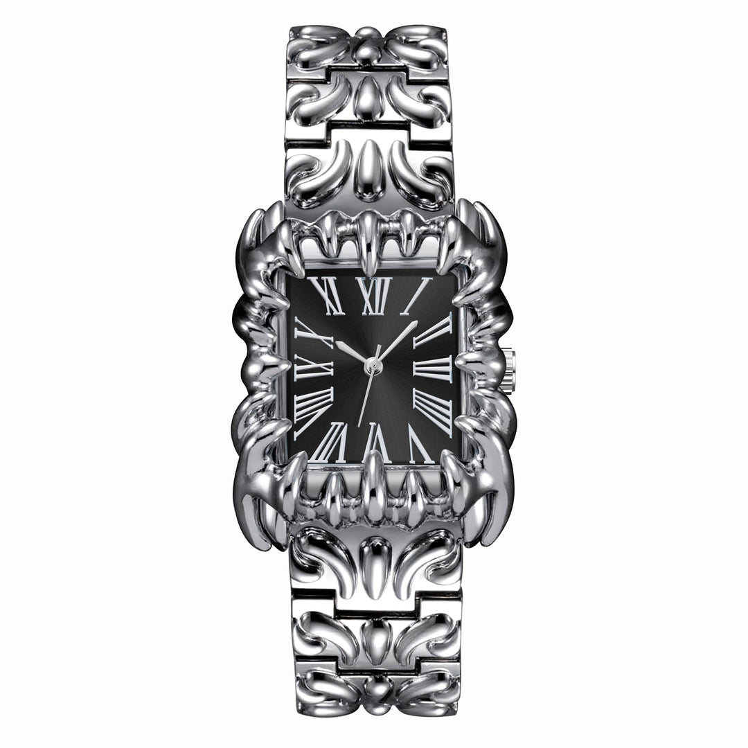 European And American Style Retro Personalized Embossed Irregular Shaped Pointed Claw Mens Watch