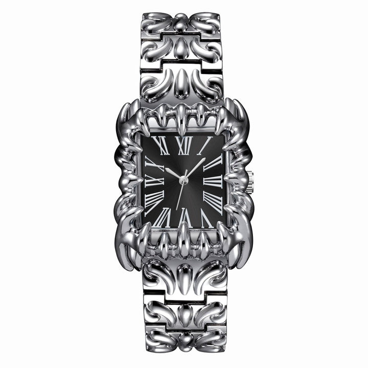 European And American Style Retro Personalized Embossed Irregular Shaped Pointed Claw Mens Watch