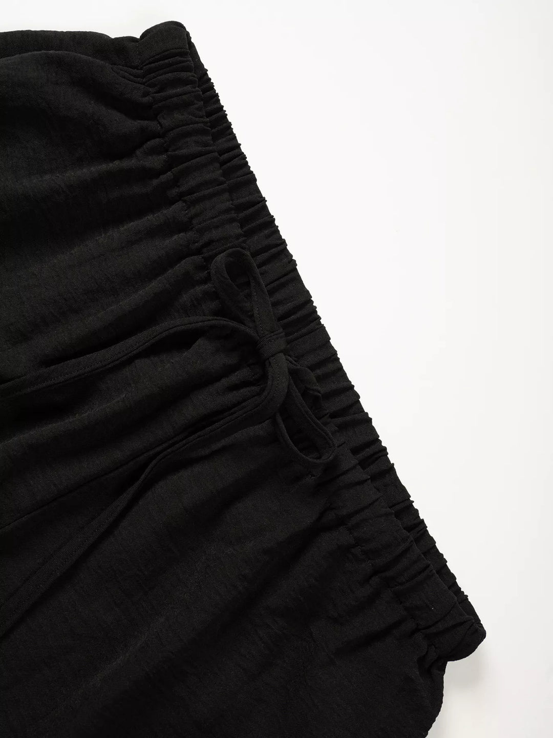 Drawstring Wide Leg Pants
