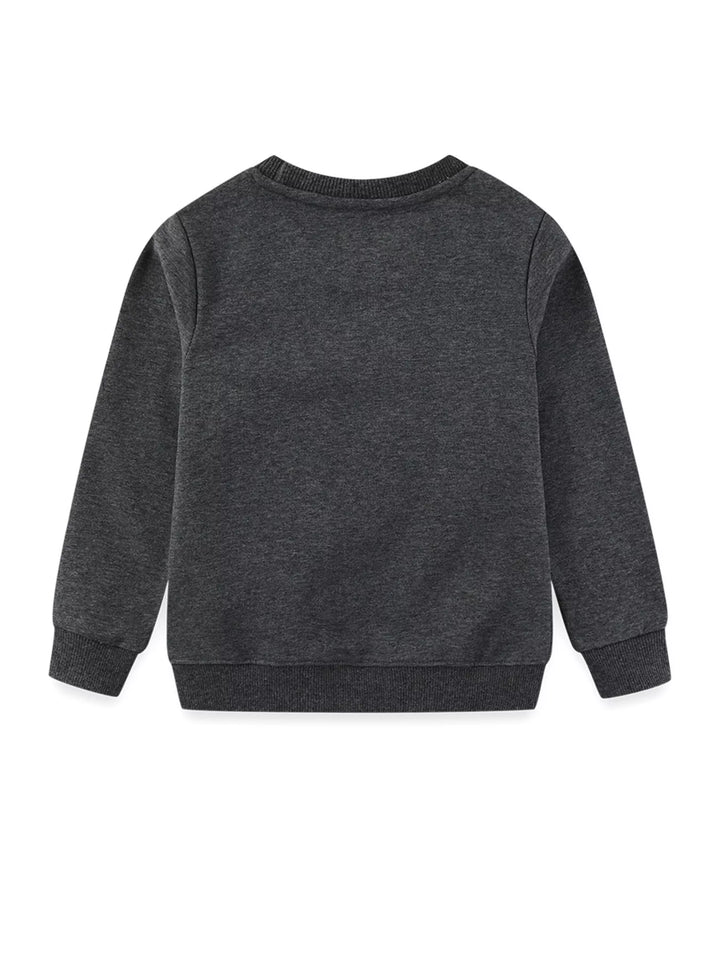 Children's Rocket Applique Crew Neck Sweatshirt
