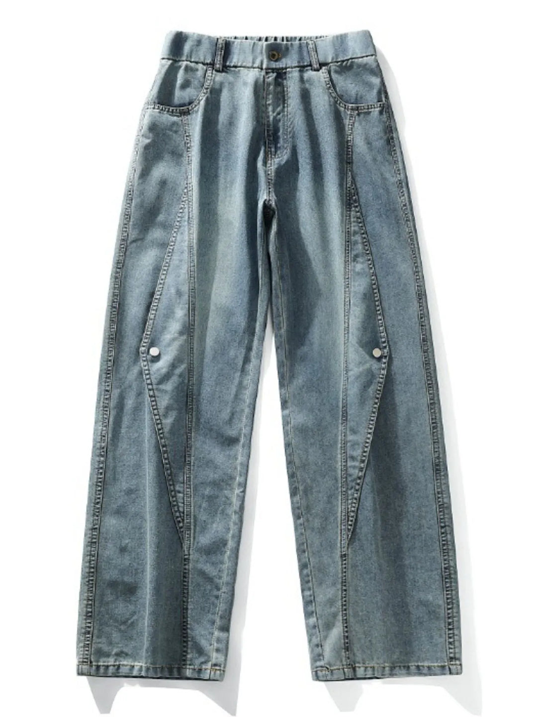 Men's Plus Size Wide Leg Jeans
