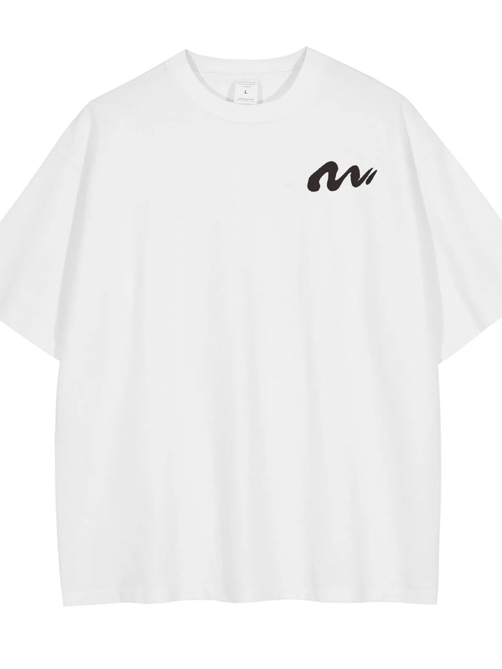 Men's Full Size Round Neck Half Sleeve T-Shirt Plus Size