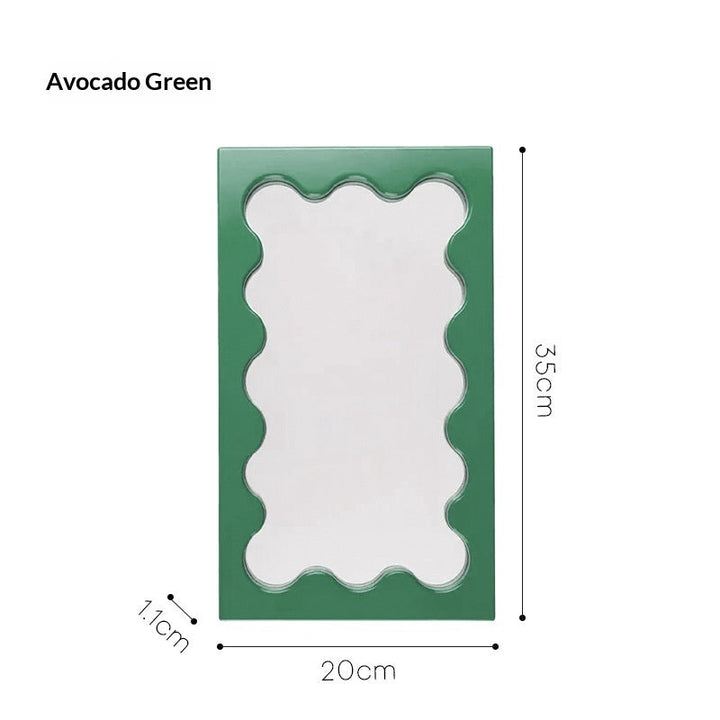New Square Wave Pattern Vanity Mirror Wall Mirror Entryway Mirror