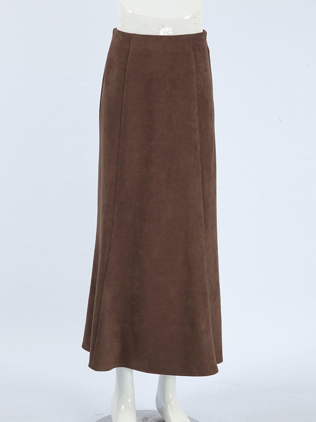 Suede Midi Skirt