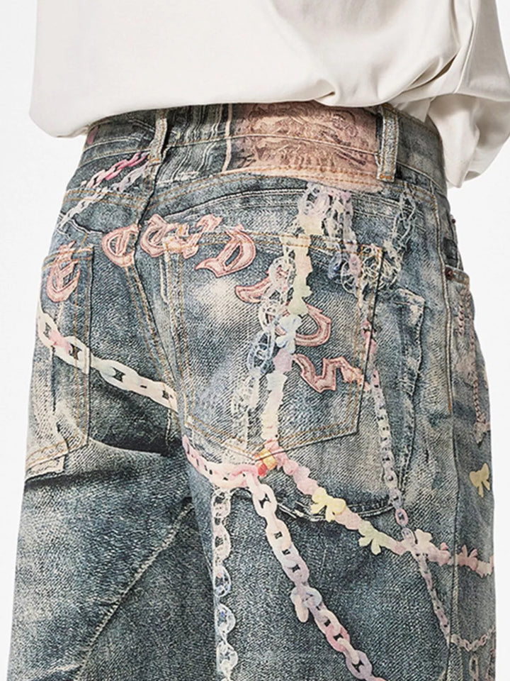 Men's Wide Leg Jeans