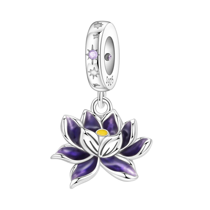 Lily Of The Valley Iris And Spinning Flower DIY Bracelet Pendant Accessories