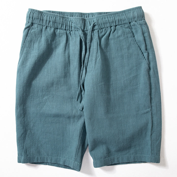 Men's Slim-fit Straight-leg Hemp Five-pocket Pants