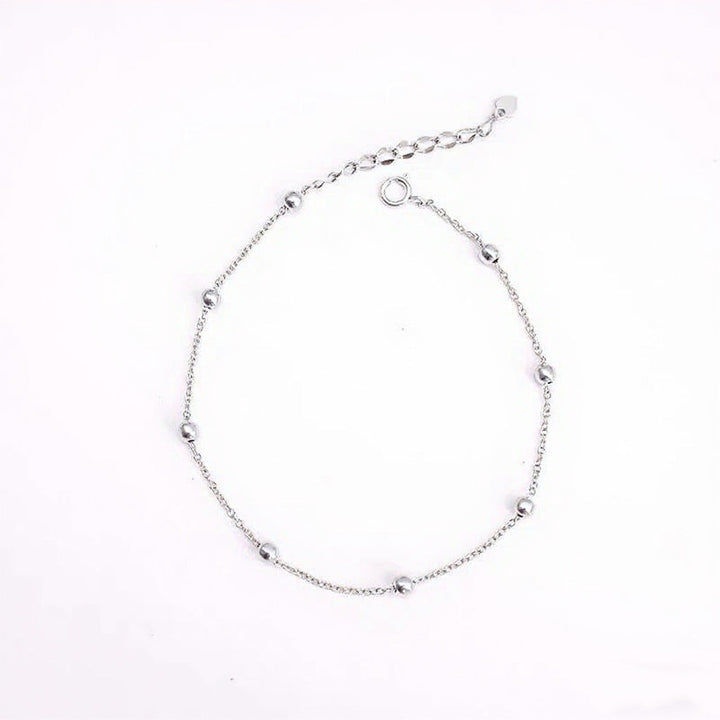 S925 Sterling Silver 14K Gold plated Minimalist Anklet For Women