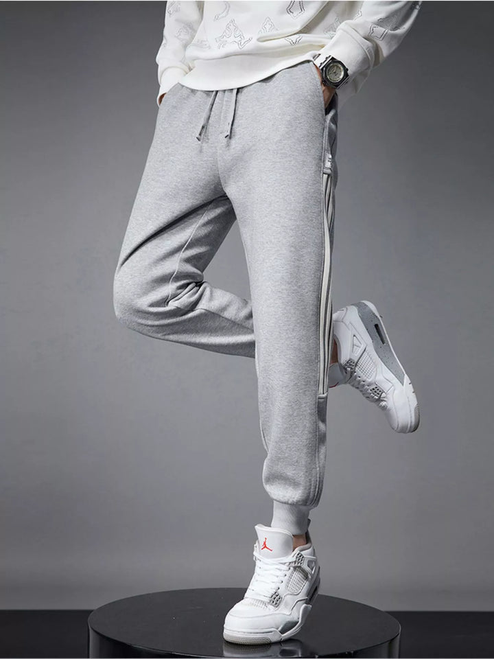 Men's Side Striped Drawstring Joggers