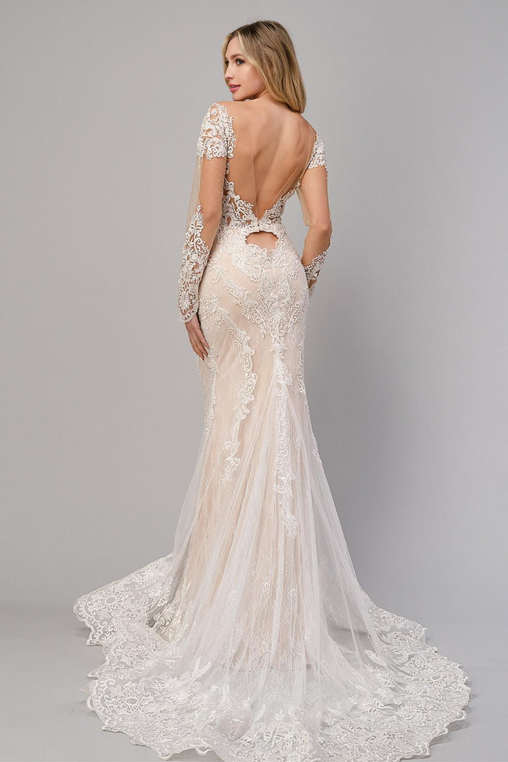Andrea & Leo A1022 Bohemian Lace Mermaid Gown