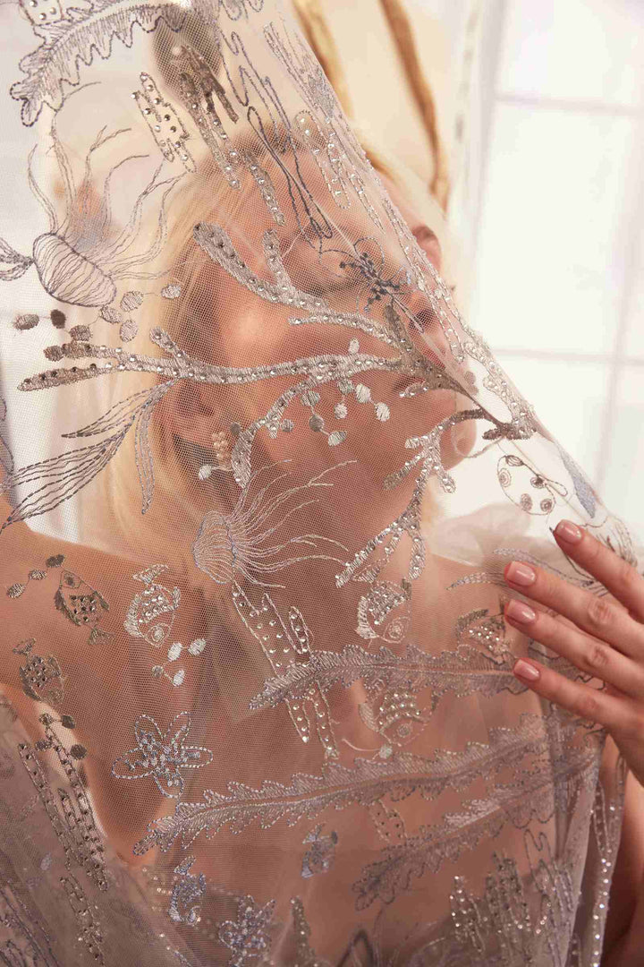 Andrea & Leo A1458 Dress Under The Sea Embroidery A-Line Gown