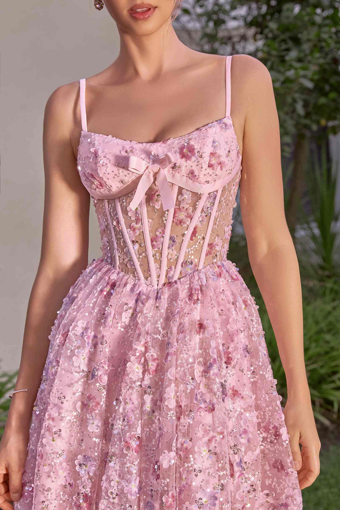 Andrea & Leo A1523 A-Line Tea Length Tea Party Dress
