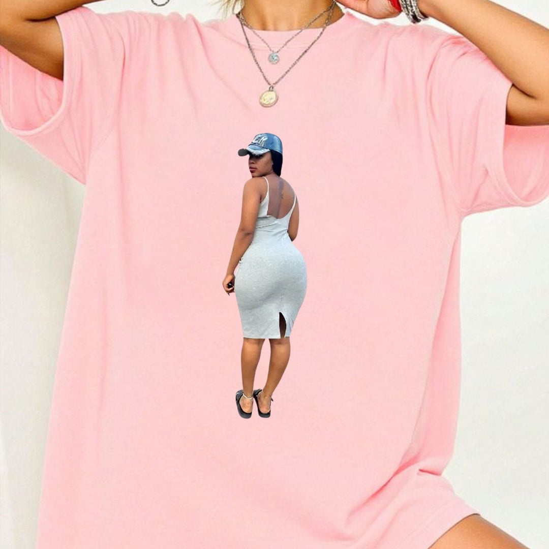 "Bel Dash Ju Bel Anform" Women's T-Shirt - White Graphic Tee, Unique & Empowering Design