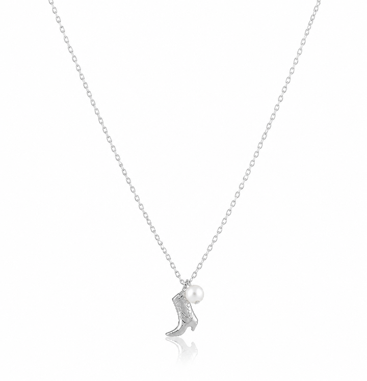 Boot N' Pearl Necklace