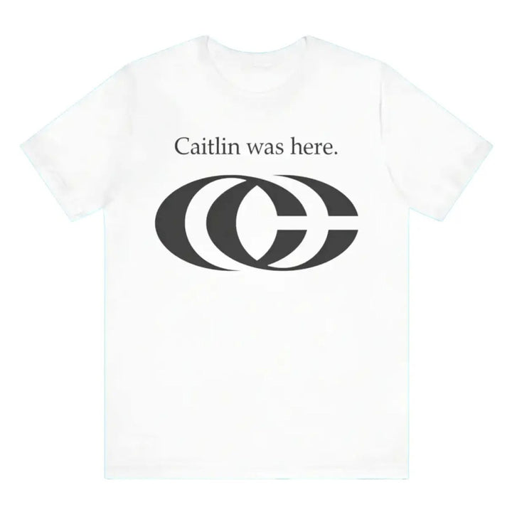 "Caitlin Was Here" T-Shirt - Caitlin Clark Fan Apparel, Western Style Meme Tee, Trendy Streetwear Gift