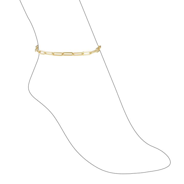 Carrie Paperclip Anklet