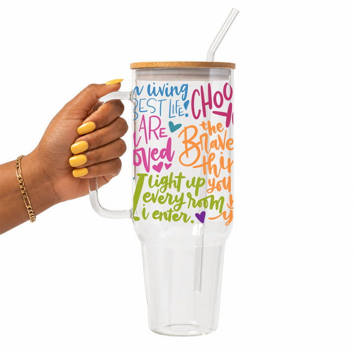 Choose You Glass Cup