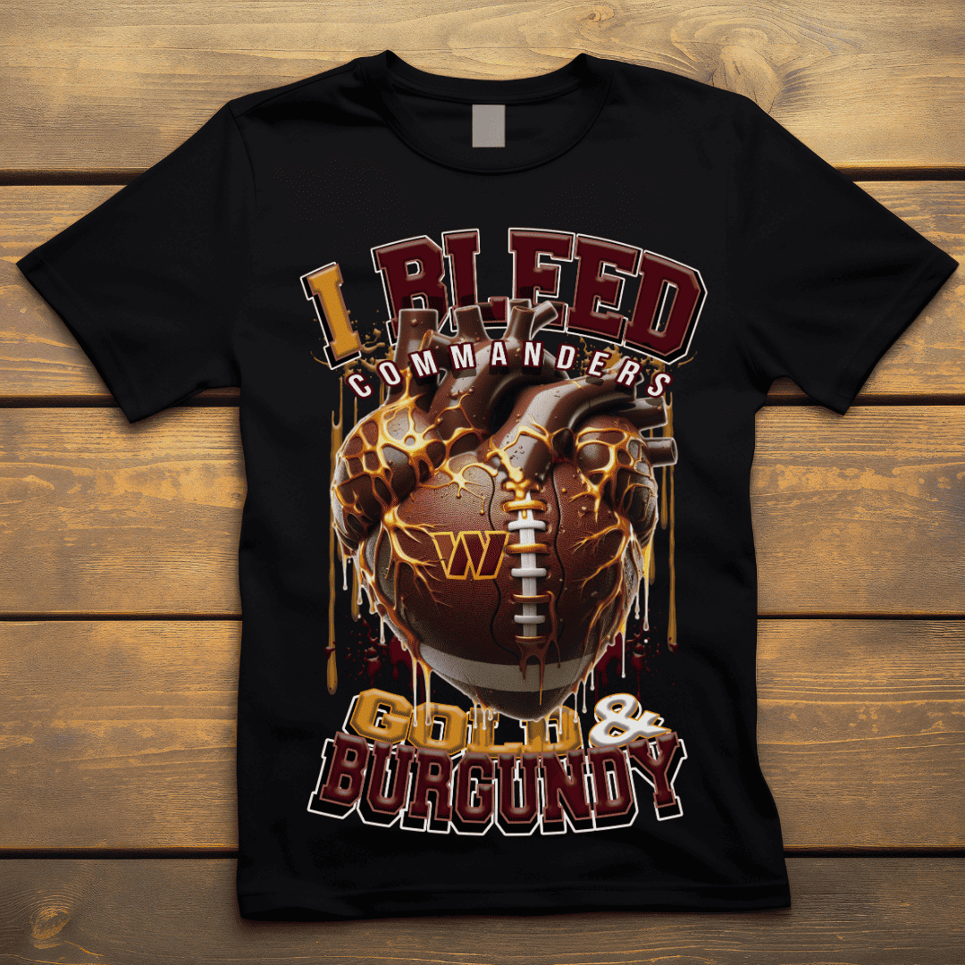 I Bleed Commanders Unisex Tee