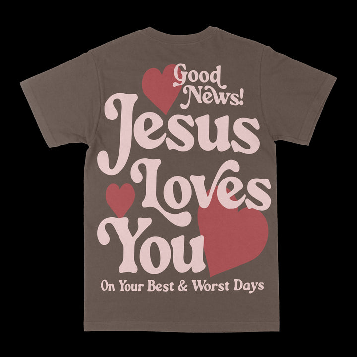 Good News God Loves You Graphic Tee