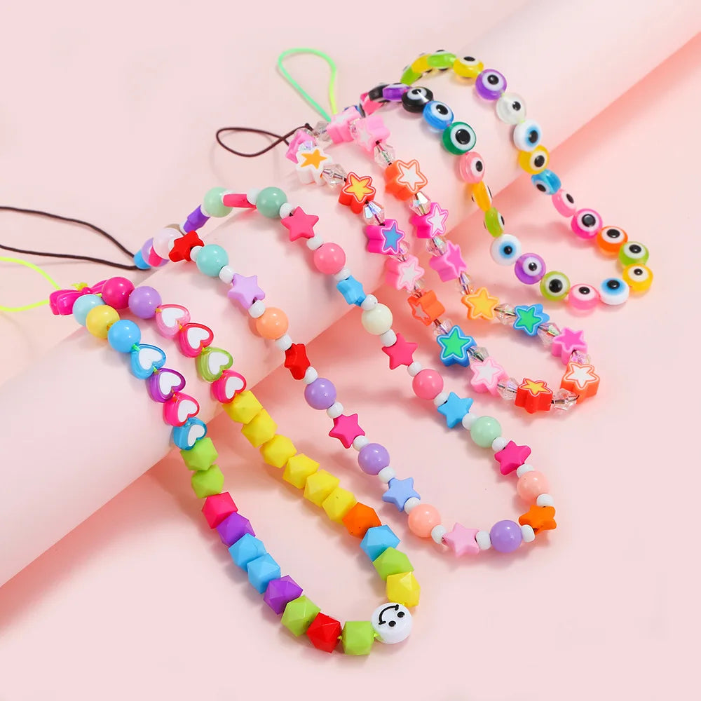 Phone Lanyard Rope Case Chain for Women Acrylic Portable Anti-lost Cell Phone Link Strap Hanging Cord Accessories Gift