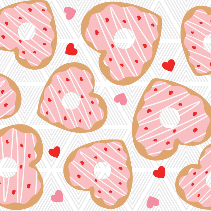 Heart Cookies Glass Cup