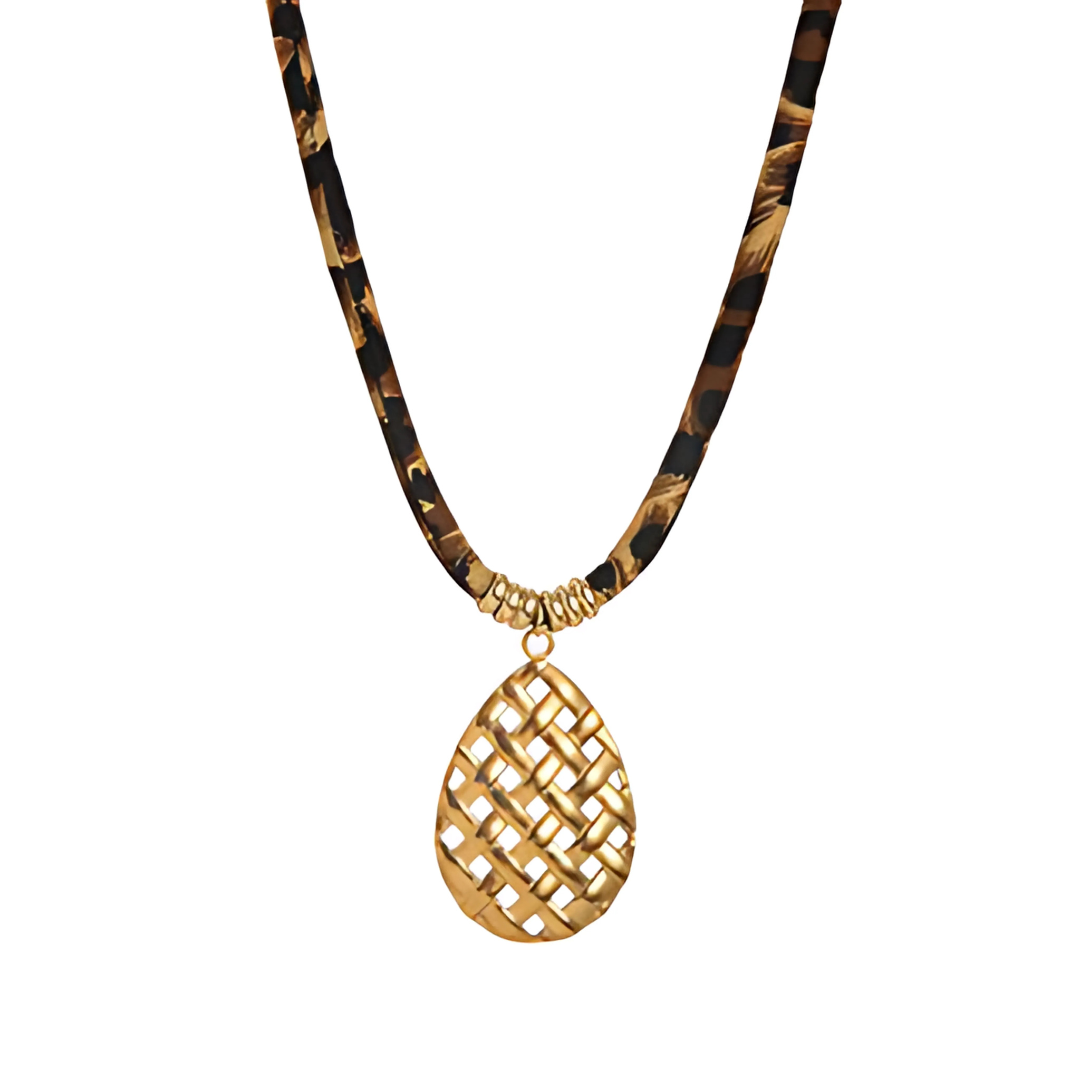 Pineapple Cord Necklace
