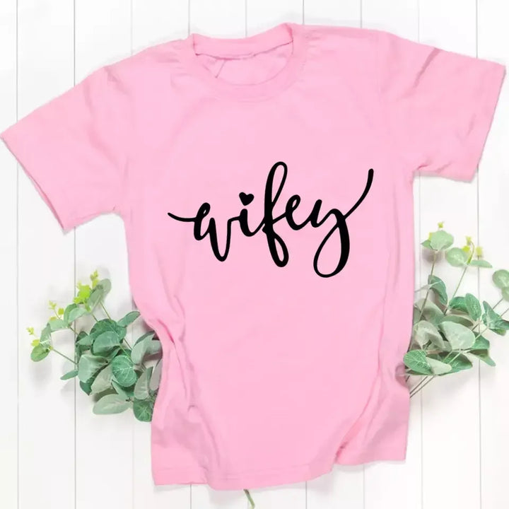 Hubby & Wifey Couple T-shirt