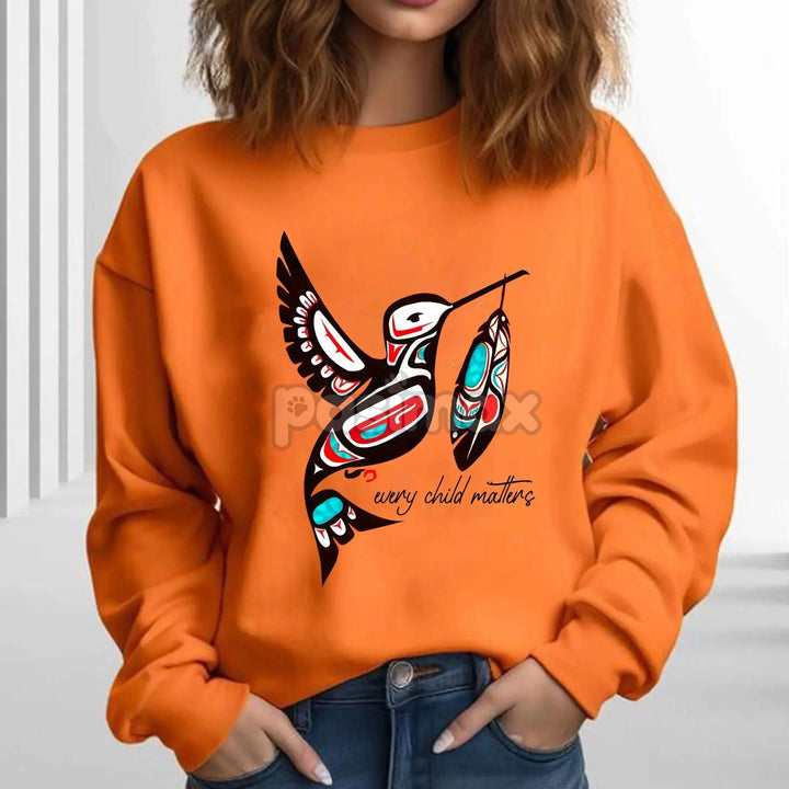 Hunting Season Sweatshirt – Preppy Camo Bow Every Child Matters Top