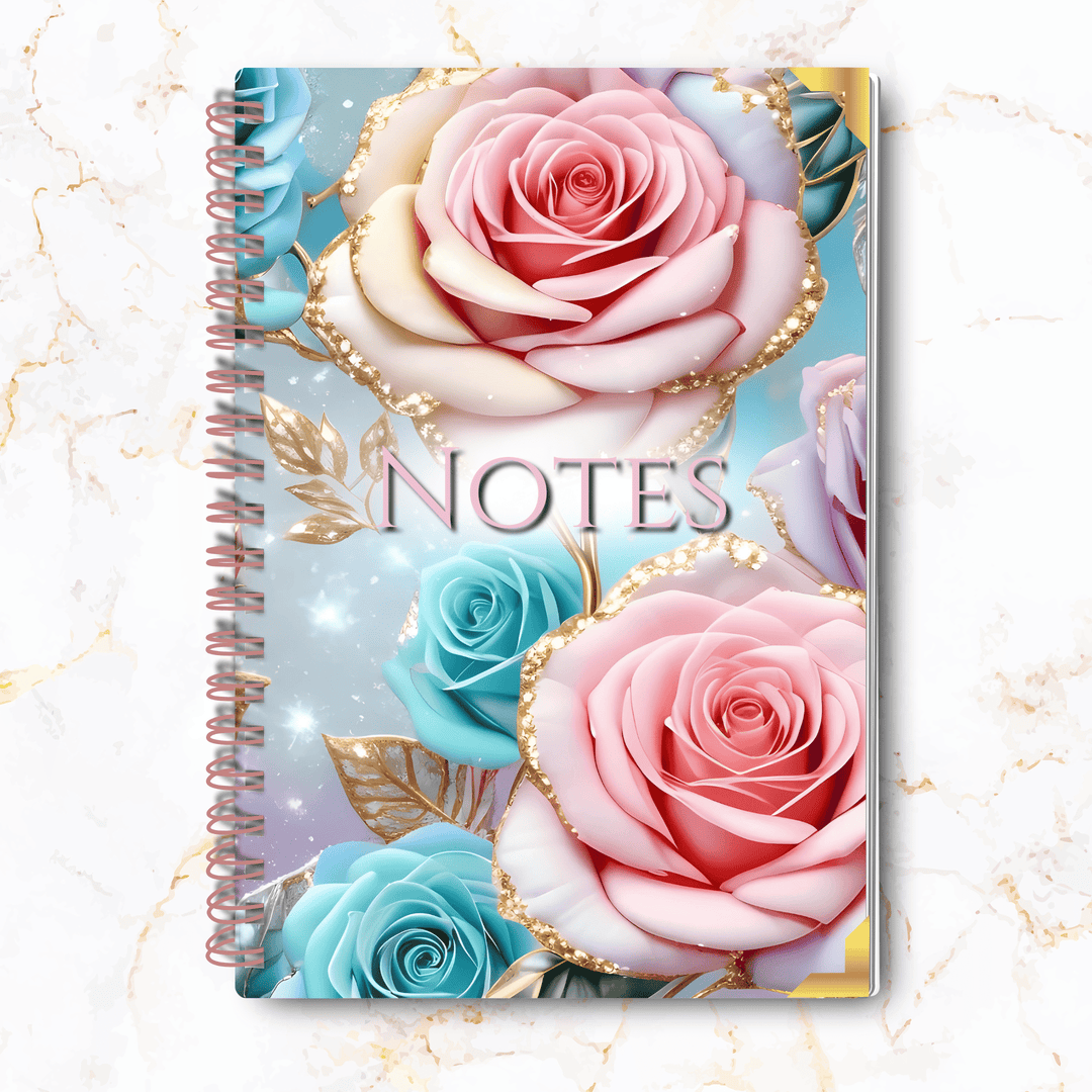 Golden Garden Notebook - 8x10"