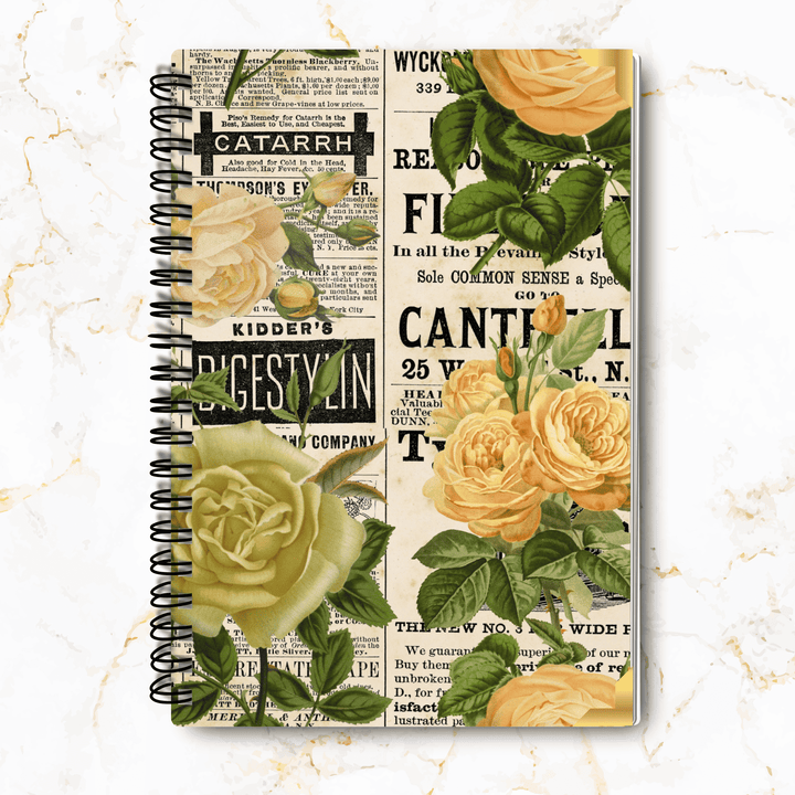 Lemon & Lace Notebook - 8x10"