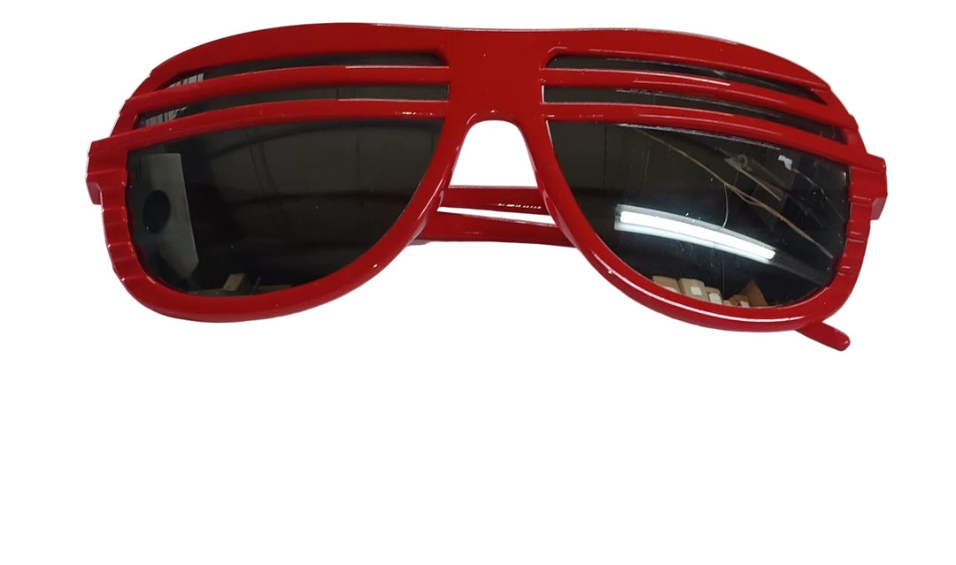 Half Shutter Shades Retro 80s Aviator Style Sunglasses Mirrored Lens