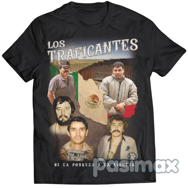 "Los Traficantes" T-Shirt - Edgy Humor Graphic Tee, Bold Statement Apparel