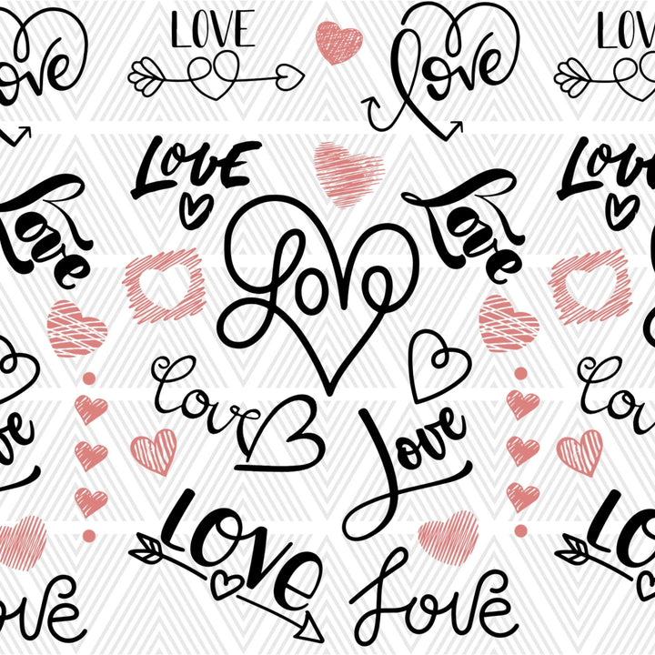 Love Notes Glass Cup