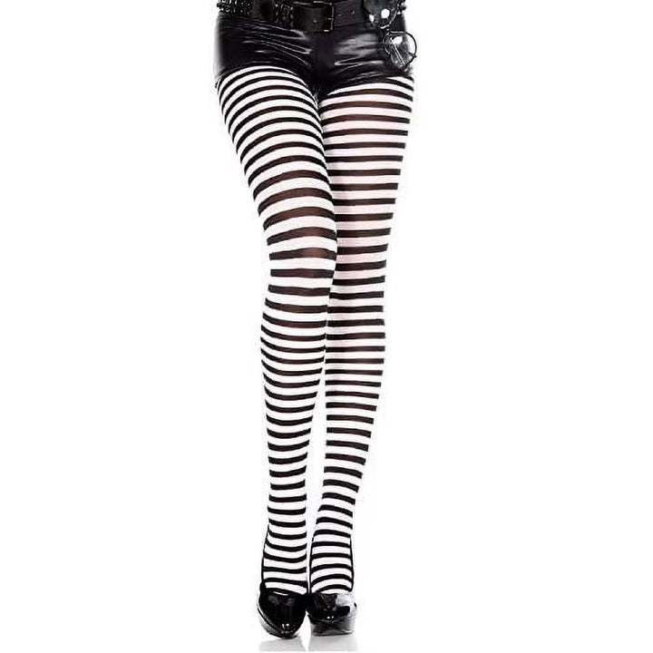 Fine Tights Striped Tights For Women