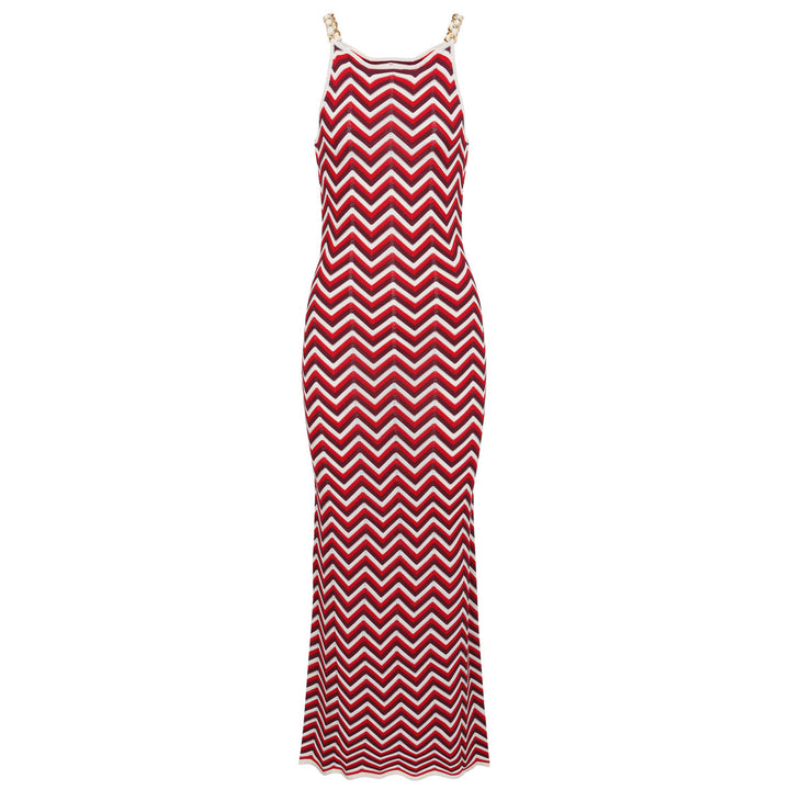 Summer Sleeveless Elastic Hip Slim Fit Slimming Knitted Cami Dress