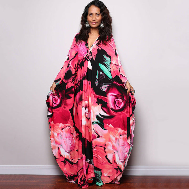 Beach Dress Loose Seaside Vacation Sun Protection Robe Beach Cover Up Swimsuit Outwear Women