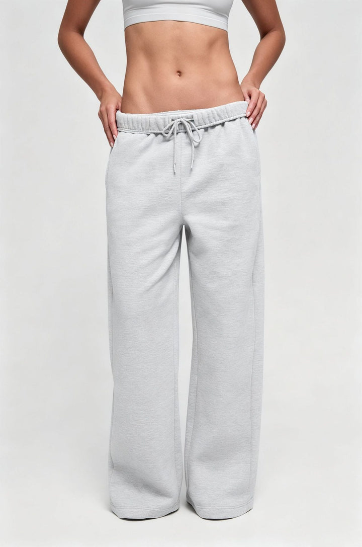 Women Autumn Sweatpants Sports Pants Loose Casual Sweatpants Women Windproof Warm Straight-Leg Trousers
