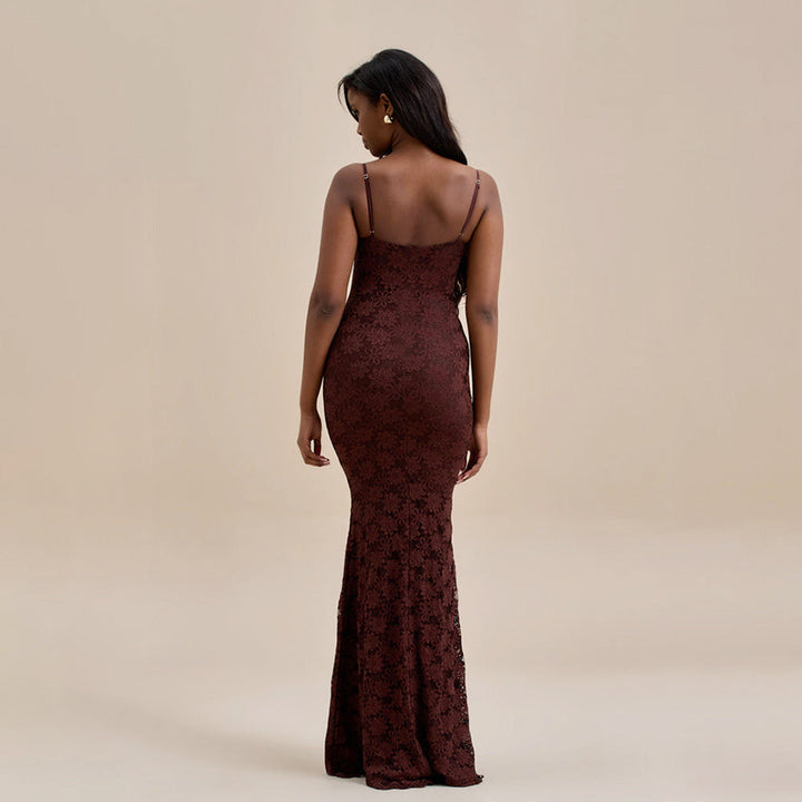 Summer Arrival Sexy Sheath Dress Sexy Backless Lace Strap Dress for Women