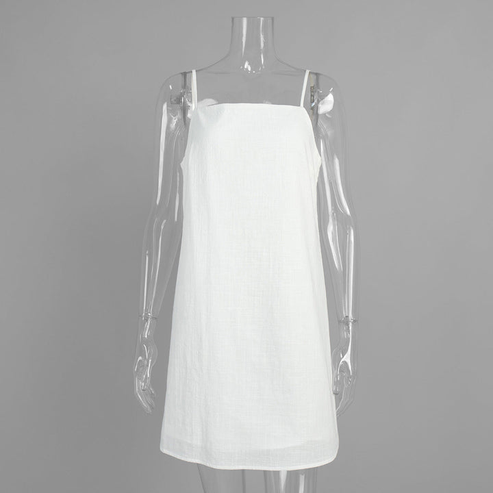 Strap Dress Summer Office Casual Lazy Strap Short Dress