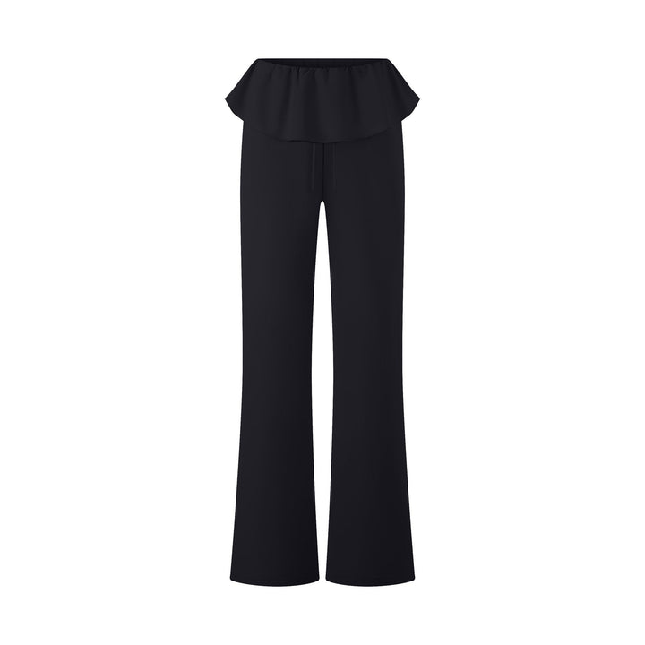 High Waist Drawstring Fitness Lace Quick Drying Yoga Pants Loose Casual Trousers Running Sports Yoga Pants Yoga Pants Women