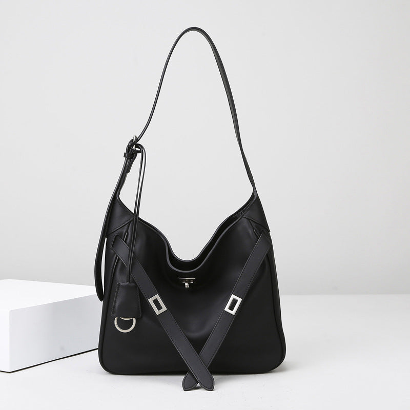 Shoulder Bag Trendy Office Underarm Bag Simple High Grade Rodeo Bag Large Capacity Light Luxury Messenger Bag Women