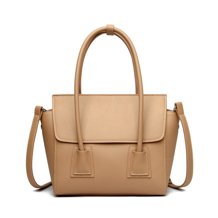 Handbag Smiling Face Bag High-Grade Large Capacity Office Women Bag Simple Texture Shoulder Messenger Bag for Women