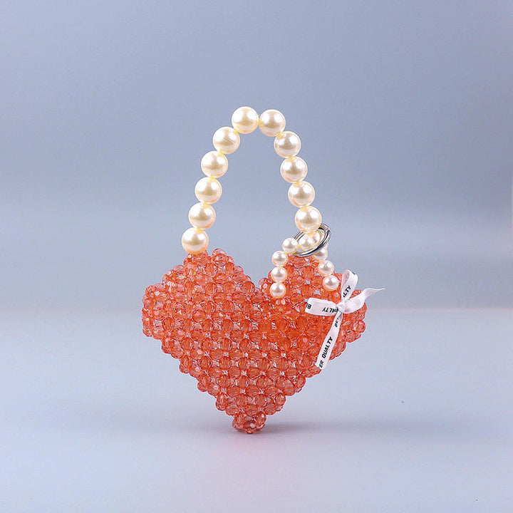 Summer Acrylic Stitching Hand Woven Bag Party Cocktail Goddess Love Handbag