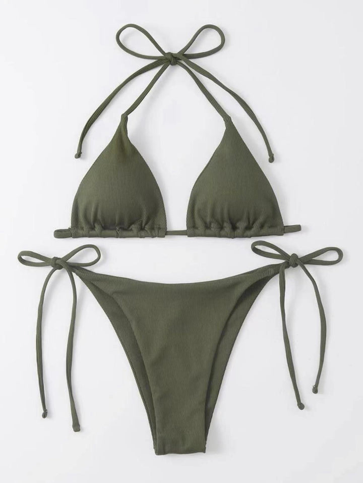 Sexy Three Point Bikini Split Swimsuit Women Beach Spring Swimsuit Bikini