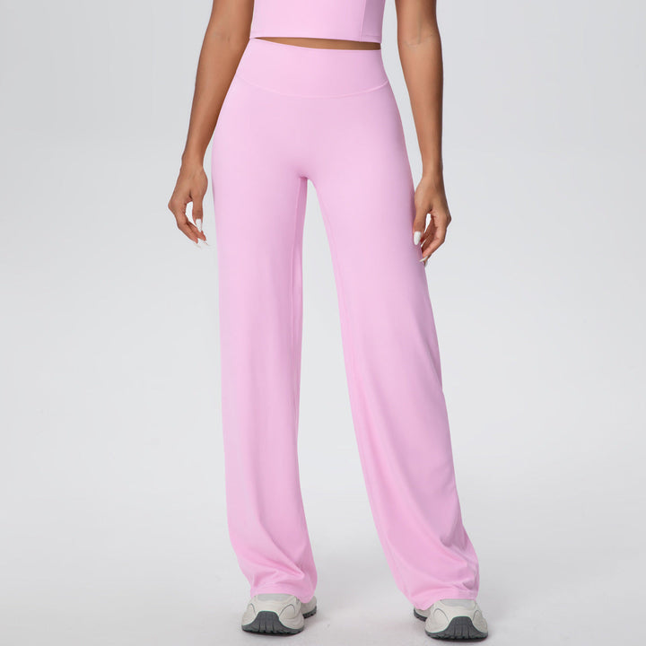 Yoga Pants Thin Skin Friendly High Waist Straight Pants Loose Thin Yoga Wear Sports Outdoor Workout Clothes