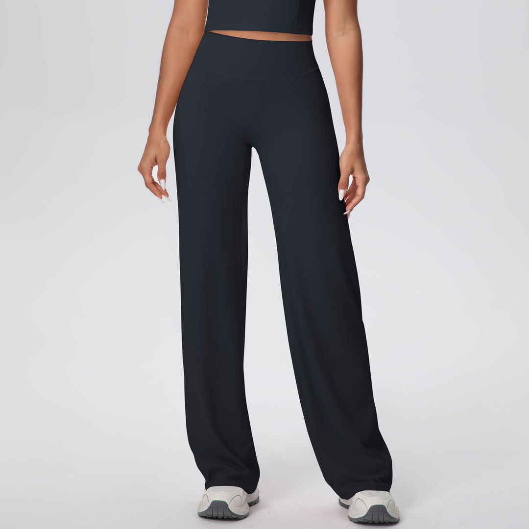 Yoga Pants Thin Skin Friendly High Waist Straight Pants Loose Thin Yoga Wear Sports Outdoor Workout Clothes